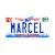 Marcel Tablica Rejestracyjna USA z Imieniem